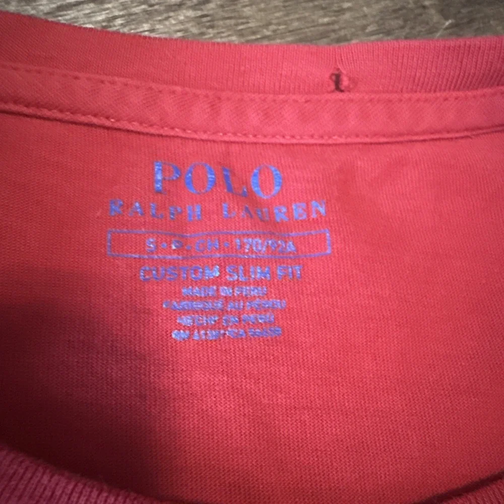Polo Ralph Lauren orange neck